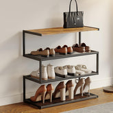 Takosiege Living Lounge Entryway Industrial Shoe Rack